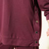 Basic Two-Piece Set with Metal Snaps Plum - Imagen 4