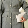 Metal Buttoned Belted Two-Piece Set Hazel - Imagen 4