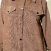 Metal Button Denim Two-Piece Set Mink - Imagen 4