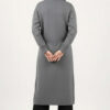 Metal Gold Button Long Knit Cardigan Smoke - Afbeelding 3