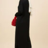 Metal Gold Button Long Knit Cardigan Black - Afbeelding 3