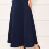 Mevlana Scuba Modest Hem Edge Skirt Navy Blue - Imagen 2