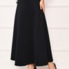 Mevlana Scuba Modest Hem Edge Skirt Black - Image 4