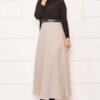 Mevlana Scuba Modest Hem Edge Skirt Stone - immagine 2