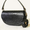 Magnetic Oval Handbag Black - Image 4