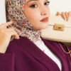 Mini Floral Detailed Scarf Beige - Image 2