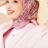 Mini Floral Detailed Scarf Powder Pink
