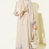 Mini Polka Dot Patterned Dress Sand Beige – Image 3