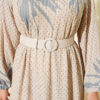 Mini Polka Dot Patterned Dress Sand Beige – Image 4