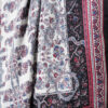 Soft Floral Motif Shawl Black - immagine 4