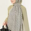 MK Pattern Liva Modal Scarf Hazel