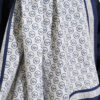 MK Pattern Liva Modal Scarf Navy Blue - الصورة 4