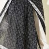 MK Pattern Liva Modal Scarf Black - Imagen 4