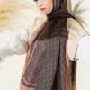 MK Pattern Liva Modal Scarf Black
