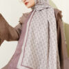 MK Pattern Liva Modal Scarf Brown