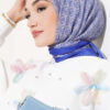 Soft Scarf Navy Blue - Image 2