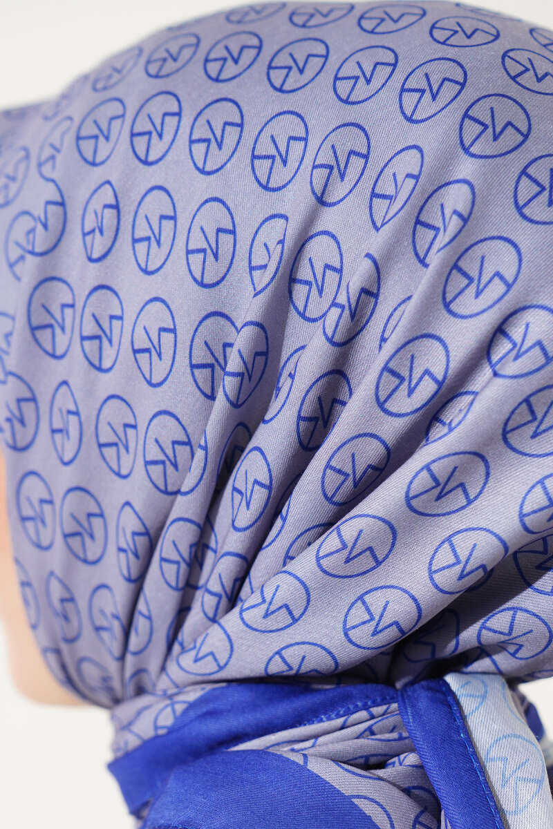 Soft Scarf Navy Blue - Image 4