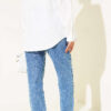 Mom Fit Denim Pants Mid Blue – Bild 3