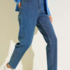 Mom Friend Straight Leg Jeans Ice Blue – Image 5