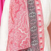 Motif Patterned Soft Shawl Puppy Pink - Imagen 4