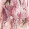 Bamboo Crinkle Shawl with Nilufer Pattern Rose Dust – Image 4