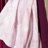 Bamboo Crinkle Shawl with Nilufer Pattern Pink - Image 4