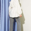 Shoulder Bow Loose Tunic Ecru – Image 3