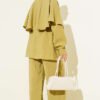 Shoulder Cape with Gold Button Two-Piece Set Hazel - Imagen 3