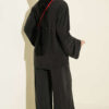 Shoulder Raglan Loose Fit Two-Piece Set Anthracite - Afbeelding 3
