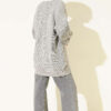 Button-up Knit Cardigan Grey - immagine 3
