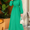 Ruffled Front Zipper Dress Benetton