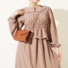 Top Detail Skirt Set Sand Beige - immagine 2