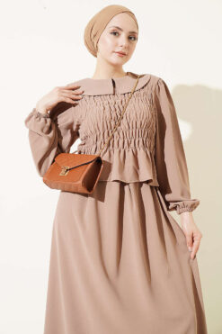 Alternative view of Top Detail Skirt Set Sand Beige
