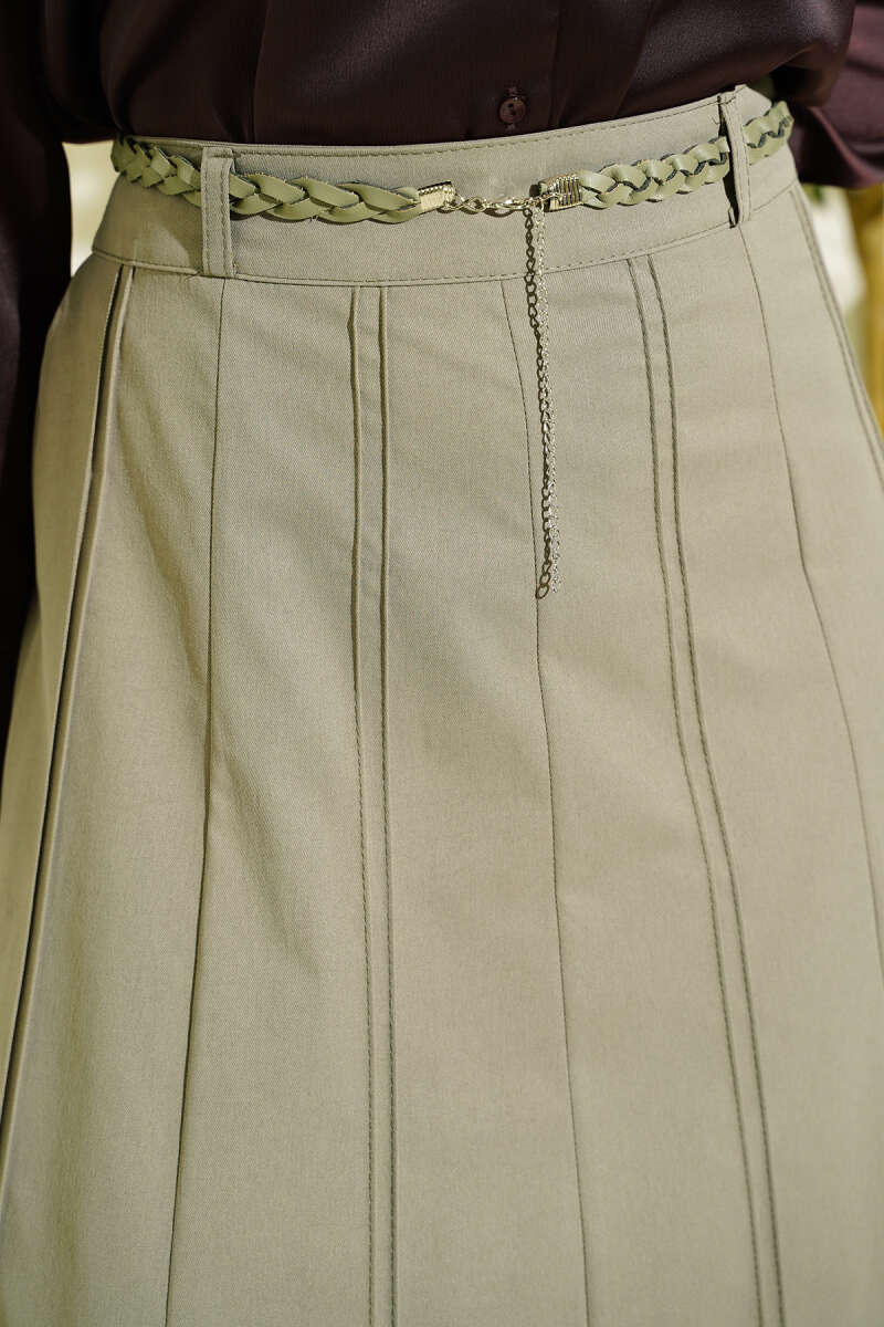 Knitted Belted Skirt Hazel - الصورة 4