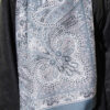 Vintage Patterned Printed Shawl Grey - immagine 4
