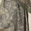 Vintage Patterned Printed Shawl Green - Afbeelding 4