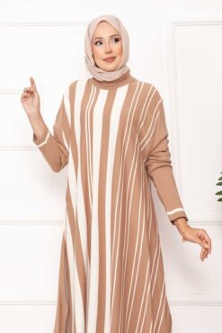 Alternative view of Oversized Striped Knit Tunic