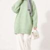 Oversized Ribbed Knit Tunic Hazel - الصورة 3