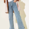 Jeans with Side Stone Detail Ice Blue - Imagen 2