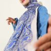 Paisley Print Modal Scarf Beige - Image 5