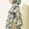 Daisy Pattern Bamboo French Terry Shawl Hazel - immagine 3