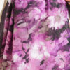 Daisy Pattern Bamboo French Terry Shawl Lilac - immagine 4