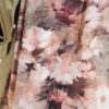 Daisy Pattern Bamboo French Terry Shawl Khaki - Imagen 4