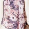 Daisy Pattern Bamboo French Terry Shawl Mink - Image 4