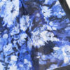 Daisy Pattern Bamboo French Terry Shawl Navy Blue – Image 4