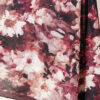Daisy Pattern Bamboo French Terry Shawl Plum - immagine 4