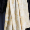 Daisy Pattern Bamboo French Terry Shawl Yellow - Image 4