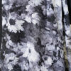 Daisy Pattern Bamboo French Terry Shawl Black - immagine 4