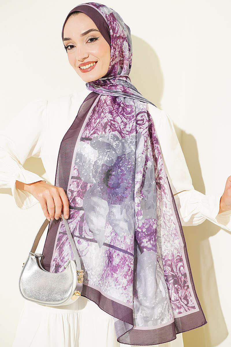 Modal Liva Shawl Lilac