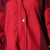 Partially Detailed Snap Button Two-Piece Set Burgundy - immagine 4